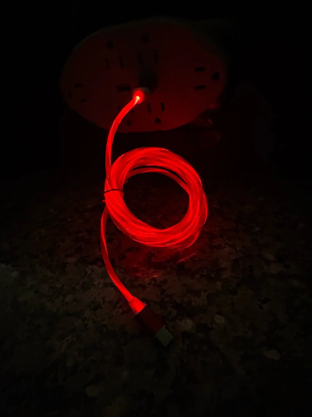 GLOWS- Universal Pink 6 ft USB-C Charging Cable